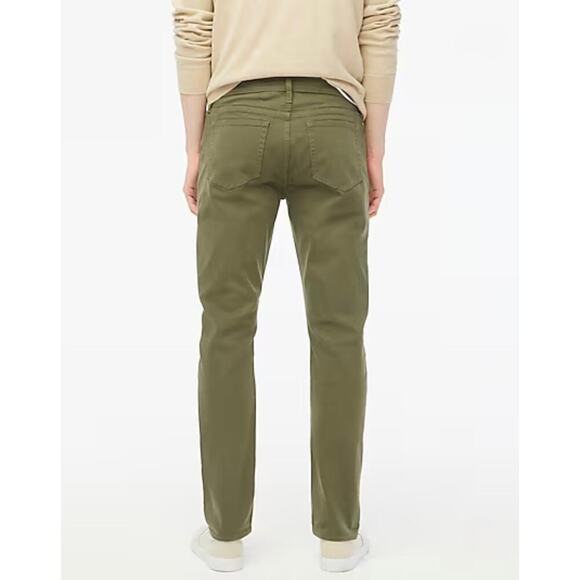 J. Crew Straight Fit Garment-Dyed Five-Pocket Pant Vintage Laurel Size 33/32 NWT - Picture 3 of 5